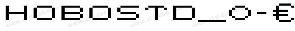 HoboStd_0字体转换