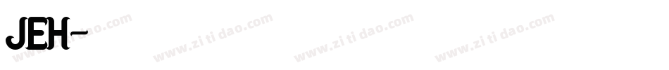 JEH字体转换