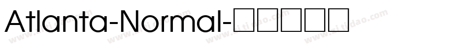 Atlanta-Normal字体转换