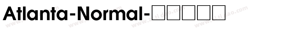 Atlanta-Normal字体转换