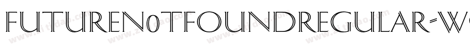 FutureN0tFoundRegular-W9BG字体转换