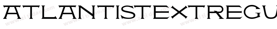AtlantisTextRegular字体转换