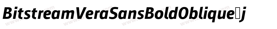 BitstreamVeraSansBoldOblique-j76l字体转换