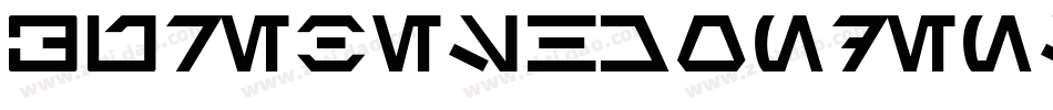 AurebeshCondensedBoldItalic-raW9字体转换