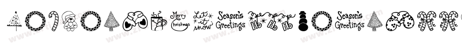 Janda-Christmas-Doodles字体转换
