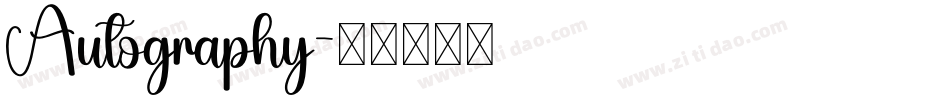 Autography字体转换