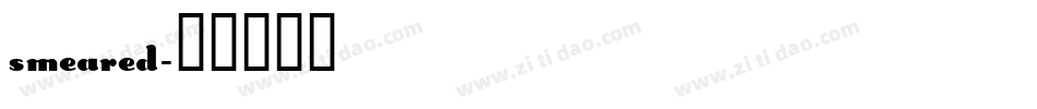 Smeared字体转换