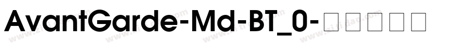 AvantGarde-Md-BT_0字体转换