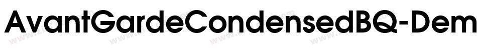 AvantGardeCondensedBQ-DemiBold字体转换