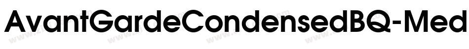 AvantGardeCondensedBQ-Medium字体转换
