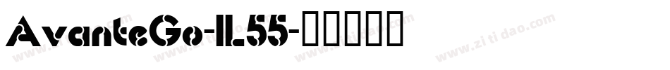 AvanteGo-lL55字体转换