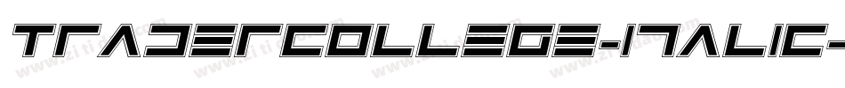 TraderCollege-Italic字体转换