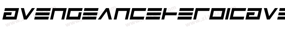AvengeanceHeroicAvengerBoldItalic-ZnYB字体转换