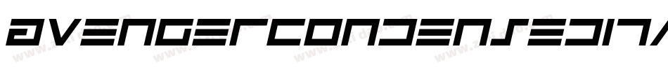 AvengerCondensedItalic-RmnM字体转换