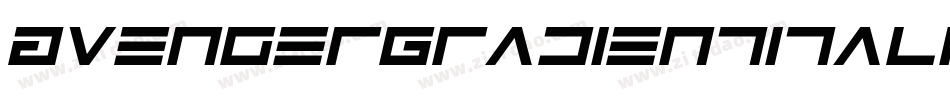 AvengerGradientItalic-Kr1o字体转换