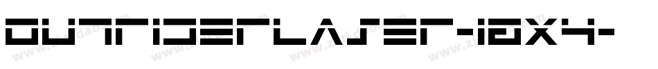 OutriderLaser-1Ax4字体转换