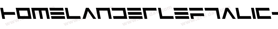 HomelanderLeftalic-1Gnn0字体转换