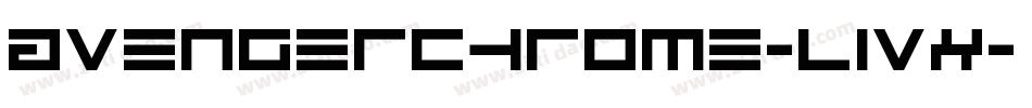 AvengerChrome-l1VX字体转换