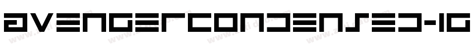 AvengerCondensed-1glL字体转换