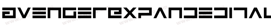AvengerExpandedItalic-rM0O字体转换