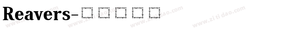 Reavers字体转换