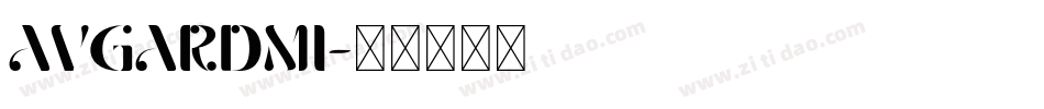 AVGARDMI字体转换