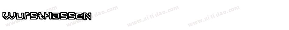 WurstHassen字体转换