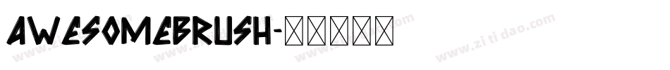 AwesomeBrush字体转换