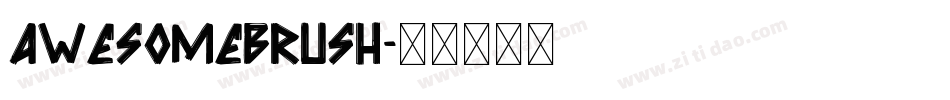 AwesomeBrush字体转换