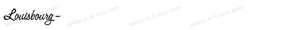 Louisbourg字体转换