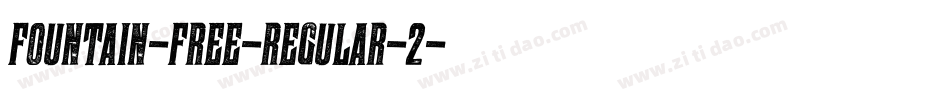 Fountain-free-Regular-2字体转换