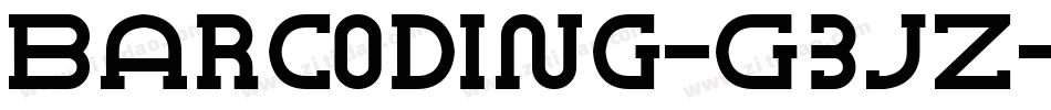 Barcoding-G3JZ字体转换