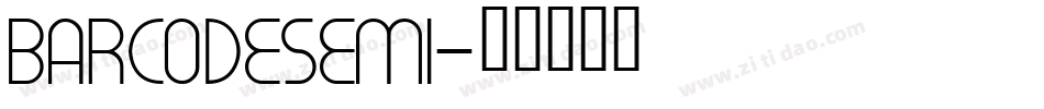 BARCODESEMI字体转换