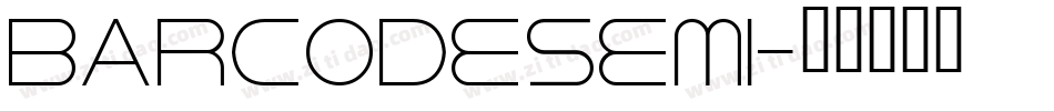 BARCODESEMI字体转换