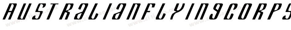 Australianflyingcorpsstencile-aAMK字体转换