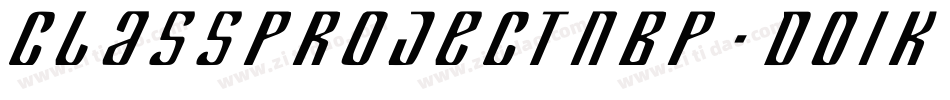 Classprojectnbp-d01K字体转换