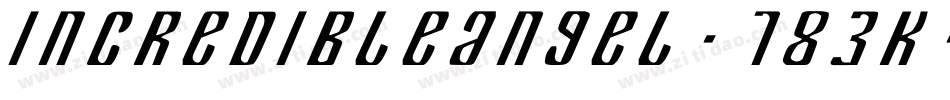 Incredibleangel-783K字体转换