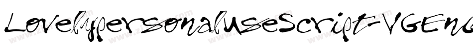LovelypersonaluseScript-VGEn6字体转换