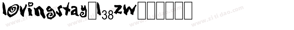 LovingStay-L38zW字体转换