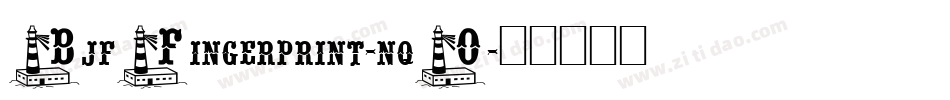 BjfFingerprint-nqO字体转换