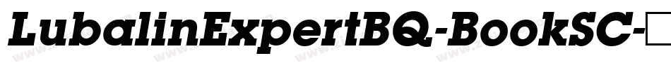LubalinExpertBQ-BookSC字体转换