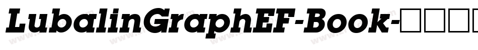 LubalinGraphEF-Book字体转换