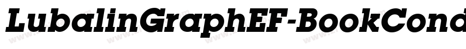 LubalinGraphEF-BookCondSC字体转换
