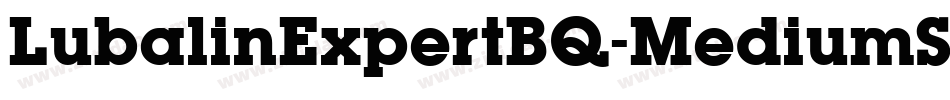 LubalinExpertBQ-MediumSC字体转换