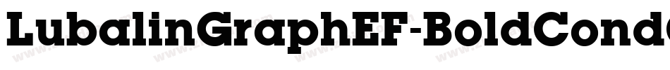 LubalinGraphEF-BoldCondObl字体转换
