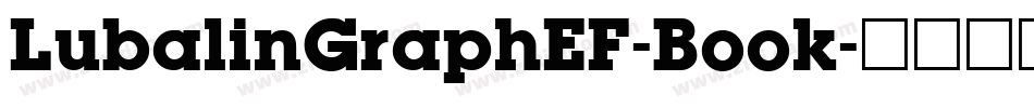 LubalinGraphEF-Book字体转换