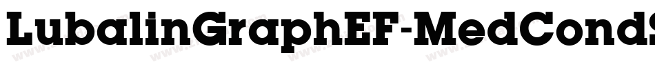 LubalinGraphEF-MedCondSC字体转换
