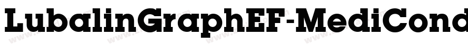 LubalinGraphEF-MediCond字体转换