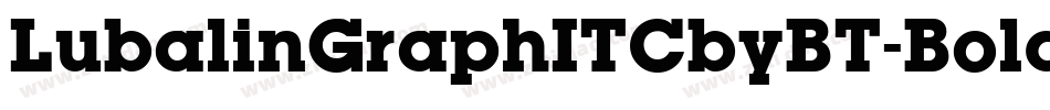 LubalinGraphITCbyBT-Bold字体转换