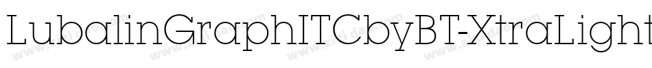 LubalinGraphITCbyBT-XtraLightOb字体转换